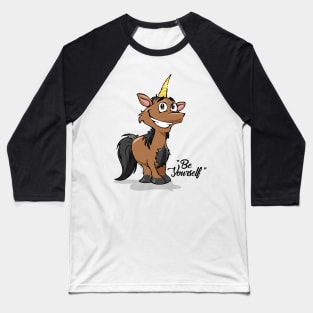 Be Yourself - Unicorn #3    Lt Tees Baseball T-Shirt